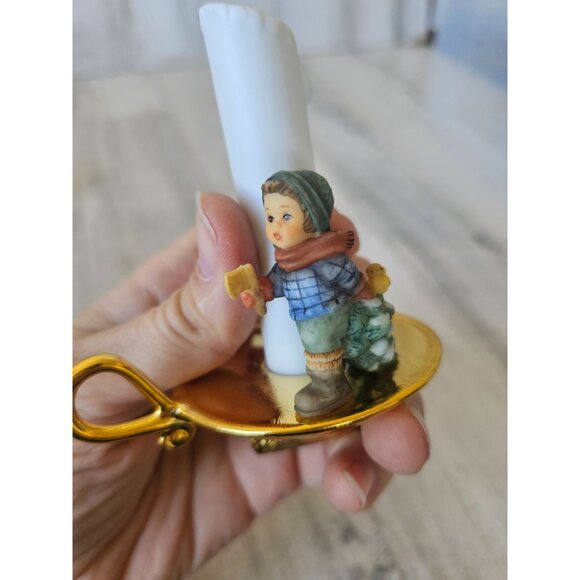 Bradford Hummel candle ornament berta clip boy tree Xmas decor - Picture 7 of 9